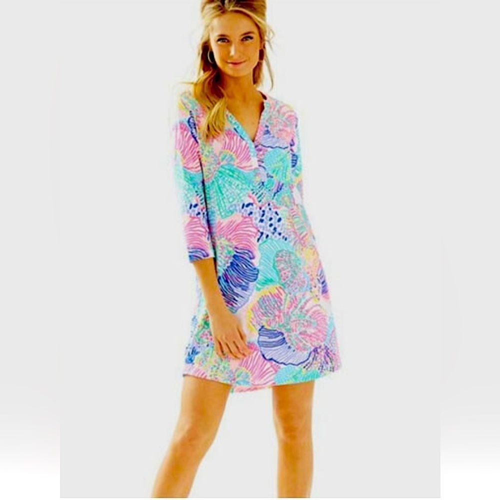 Lilly Pulitzer Ali Dress Multi Roar of the Sea
